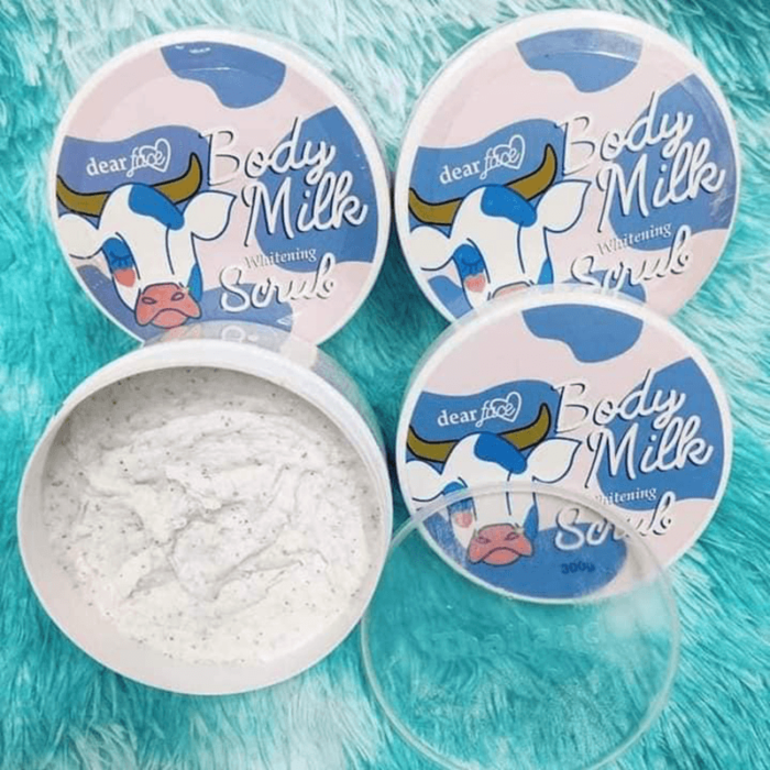 Dear Face Body Milk Whitening Scrub