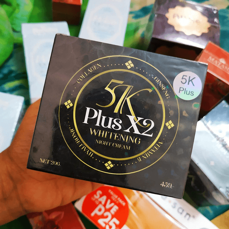 5k Plus X2 Whitening Night Cream