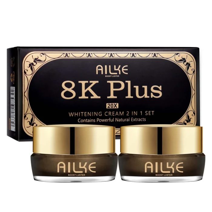 Ailke 8K Plus Whitening Cream 2 IN 1 Set