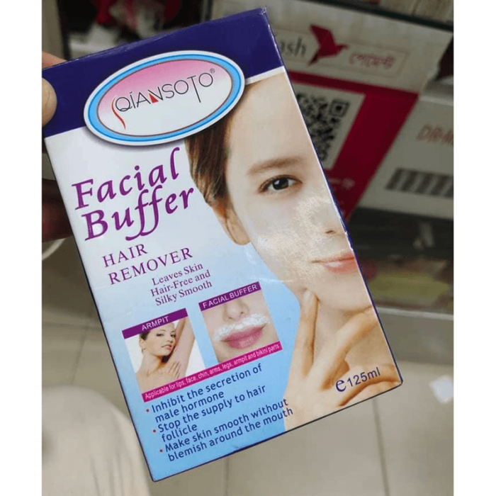 Qiansoto facial buffer Hair Remover