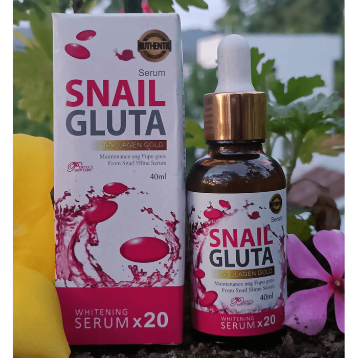 Snail Gluta Collagen Gold Serum