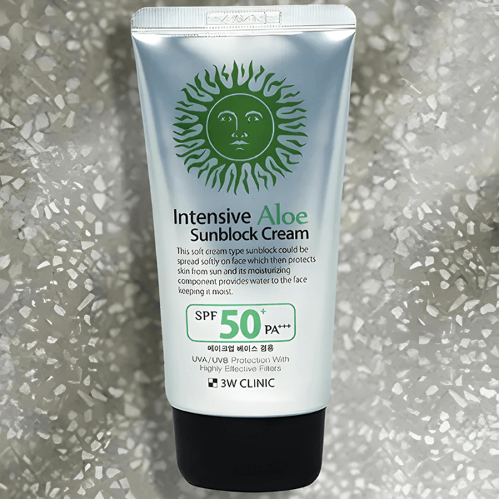 3W CLINIC Intensive Aloe Sunblock Cream
