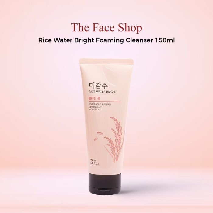 Rice Water Bright Cleansing Foam Face Wash