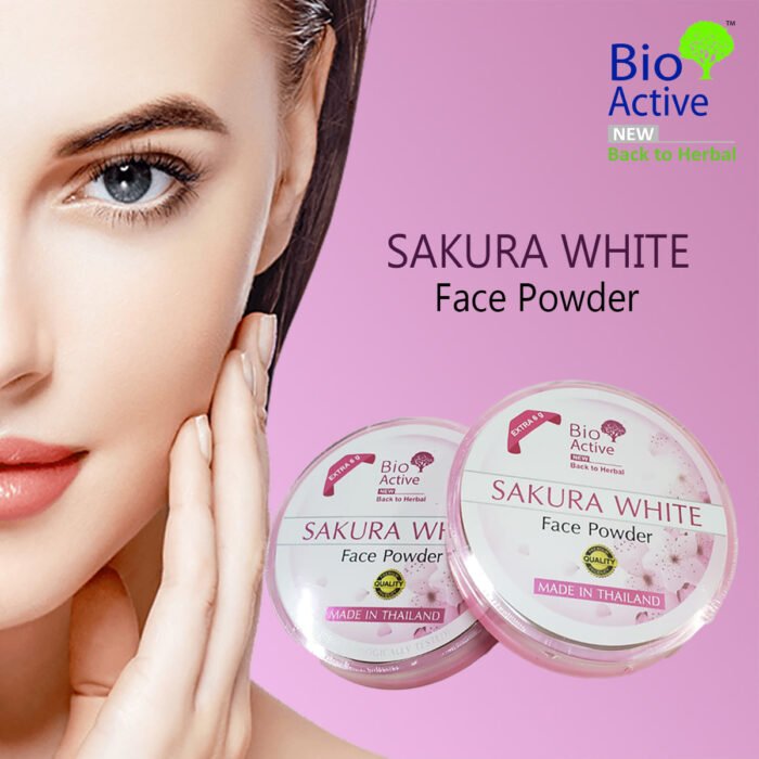 Bio Active Sakura Pink Face Powder