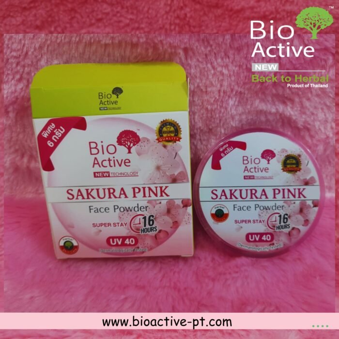 Bio Active Sakura Pink Face Powder