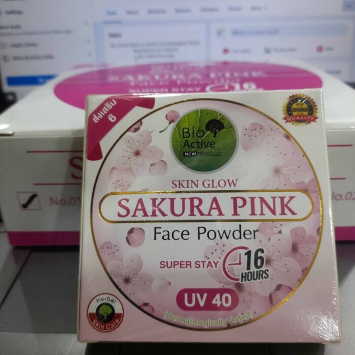 Bio Active Sakura Pink Face Powder