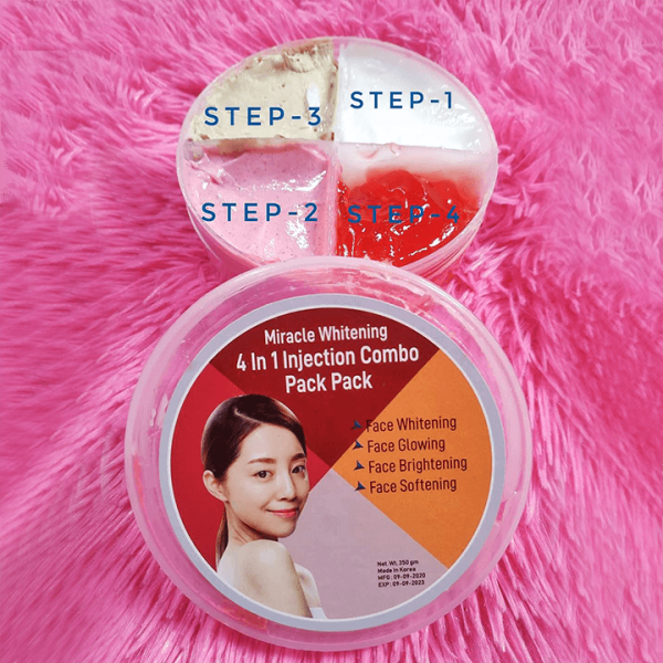 Miracle Whitening 4 In 1 injection Combo Pack Facial Kit